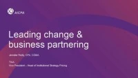 Leading Change & Business Partnership icon