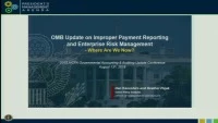 OMB Update on Improper Payment Reporting and Enterprise Risk Management - Where Are We Now? icon