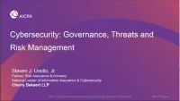 Morning Announcements & Introduction & Cybersecurity: Governance, Threats and Risk Management icon