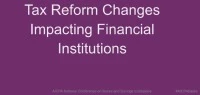 Tax Reform - What Every Financial Institution Needs to Know icon
