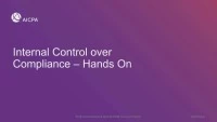 Internal Control Over Compliance - Hands On icon