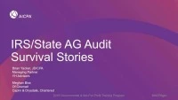 IRS/State AG Audit Survival Stories icon