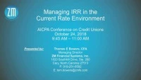 Managing Interest Rate Risk in the Current Environment icon
