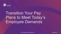 Transition Your Pay Plans to Meet Today's Employee Demands icon