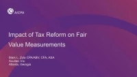 Impact of Tax Reform on 805/350 Analyses icon