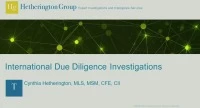 Foreign Due Diligence and Investigations icon