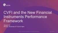 CVFI and the New Financial Instruments Performance Framework icon