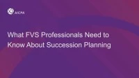 What FVS Professionals Need to Know about Succession Planning icon