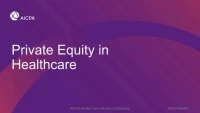 Private Equity and Health Care Investments icon