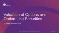 Valuation of Employee Stock Options, Market Condition, and Performance Based Options icon