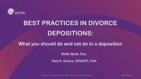 Best Practices in Divorce Depositions: What You Should and Should Not Do in a Deposition icon