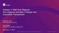 M&A Due Diligence icon