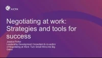 Negotiating at Work: Strategies and Tools for Success icon