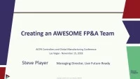 Creating an AWESOME FP&A Team icon