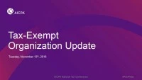 Tax-Exempt Organization Update icon
