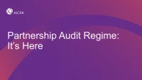 The New Partnership Audit Regime has Arrived icon