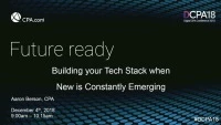 Building Your Tech Stack When New is Constantly Emerging icon