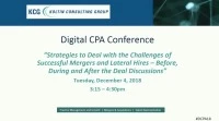 Strategies to Deal with the Challenges of Successful Mergers - Before, During, and After the Deal Discussions icon