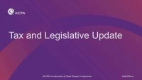 Tax and Legislative Update icon