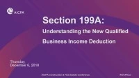 Section 199A - Understanding the New Business Income Deduction icon