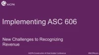 Implementing ASC 606 - Revenue Recognition icon