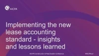 Implenting the New Leases Accounting Standard - Challenges and Best Practices icon