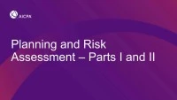 Risk Assessment and Planning Part I  icon