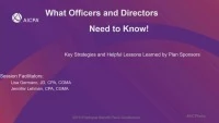 What Officers and Directors Need to Know icon