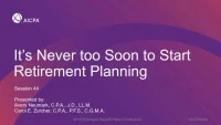 It's Never Too Soon to Start Retirement Planning icon