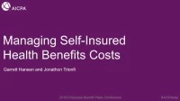 Managing Self-Insured Benefits Costs icon