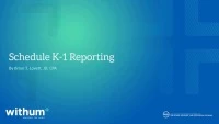 K-1 Reporting icon