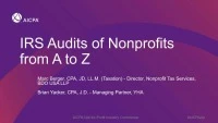 IRS Audits of Nonprofits from A to Z icon
