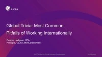 Global Trivia: Most Common Pitfalls of Working Internationally icon