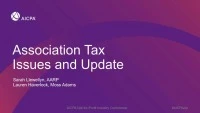 Association Tax Issues and Updates icon