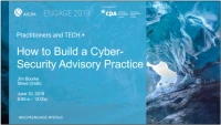 How to Build a Cybersecurity Advisory Practice icon