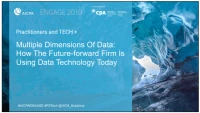 How the Firm of Tomorrow is Using Data Today (PST, FIN) icon