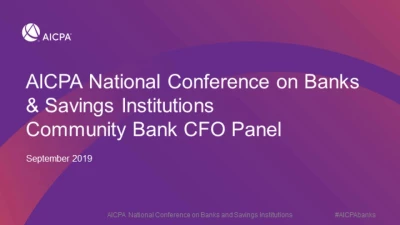 Community Bankers Panel: What is Top of Mind? icon