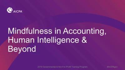Mindfulness in Accounting, Human Intelligence & Beyond icon