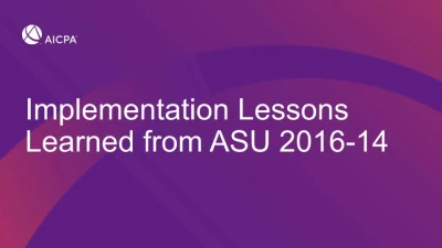 Post-Implementation Debrief: ASU 2016-14 icon