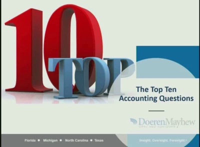 The Top Ten Accounting Questions icon