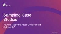 Sampling Case Studies: How Do I Apply the Facts, Decisions & Judgements? icon