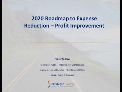 2020 Roadmap to Expense Reduction - Profit Improvement icon