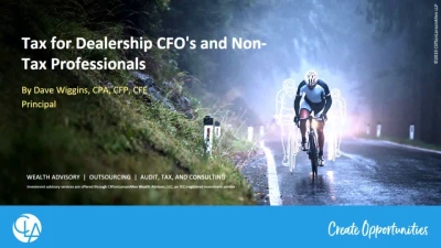 Tax for Dealership CFO's and Non-Tax Professionals icon