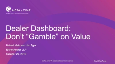 Dealer Dashboard: Don't Gamble on Value icon