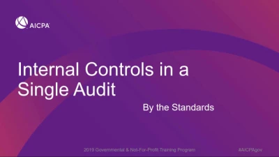 Internal Control Over Compliance: By the Standards icon
