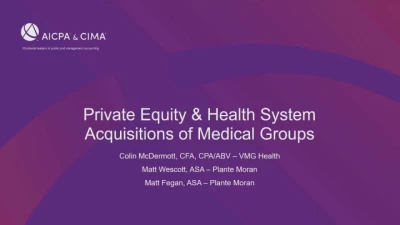 Navigating Physician Acquisitions - Private Equity & Health System Buyers icon