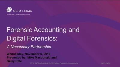 Computer Forensics and Forensic Accountants: A Necessary Partnership icon