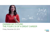 Owning My Future: The Four C’s of a Great Career - presented by RSM LLP icon