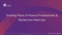 Growing Pains of Finance Professionals & Stories from Start Ups icon