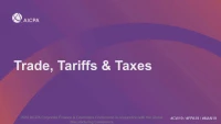 Trade, Tariffs, & Taxes icon